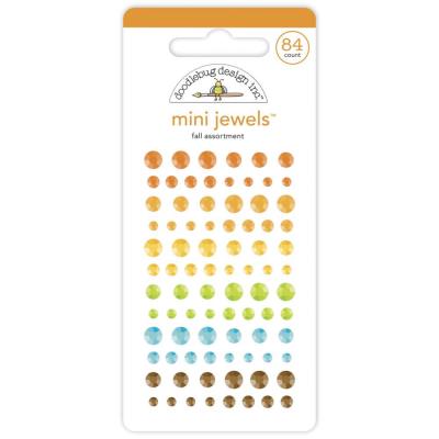 Doodlebug Pumpkin Spice Embellishments - Mini Jewels